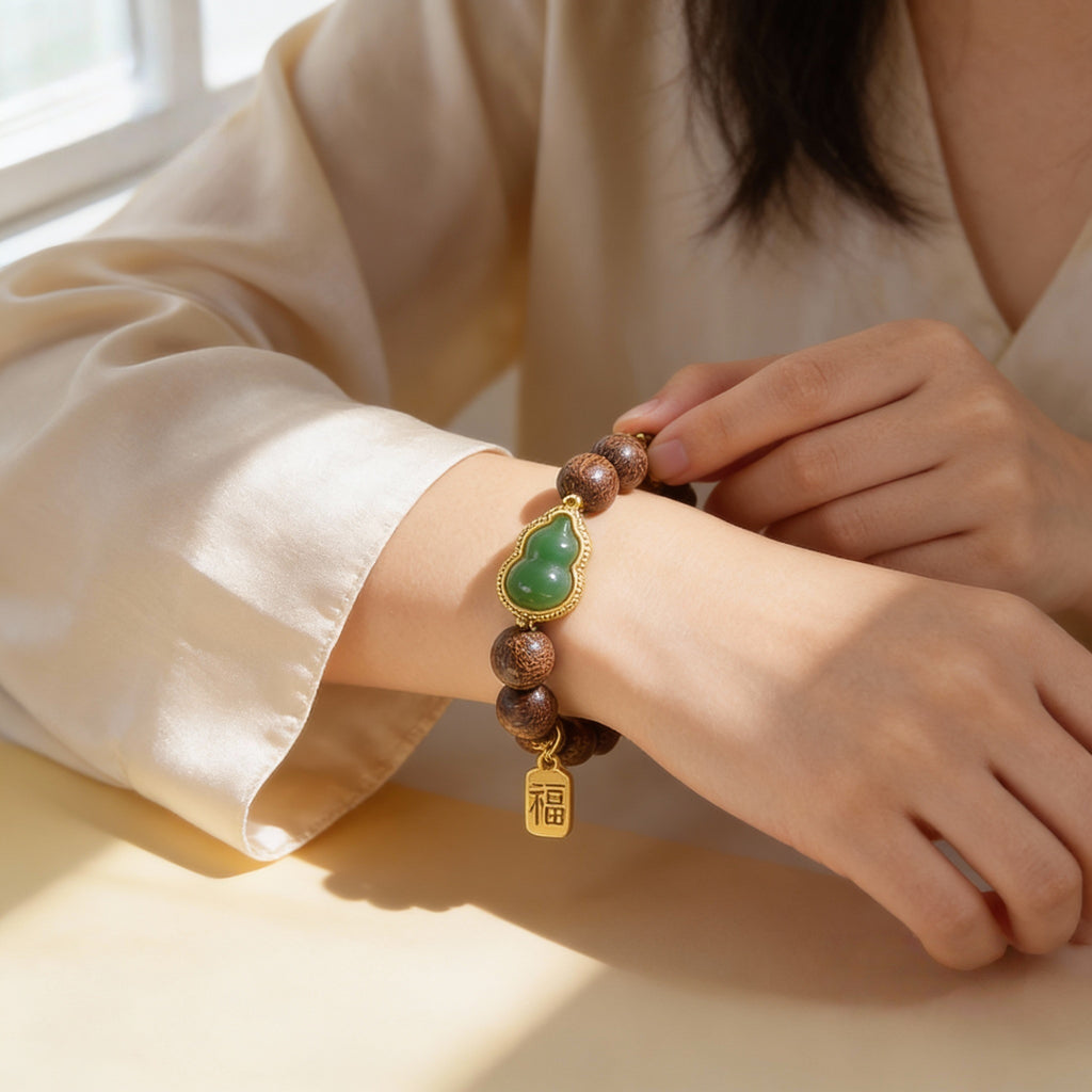 Tranquil Radiance | Sandalwood Bracelet