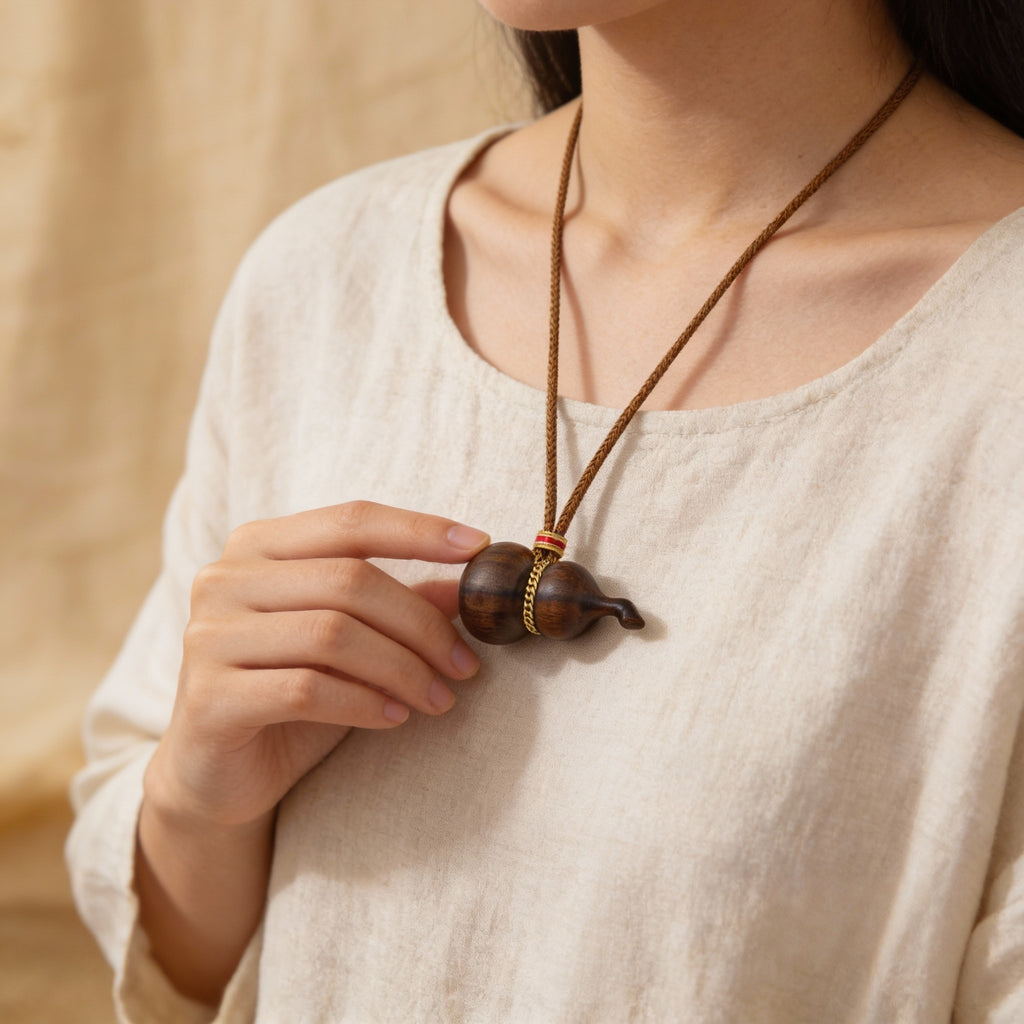 Quiet Abundance | Natural Sandalwood Necklace