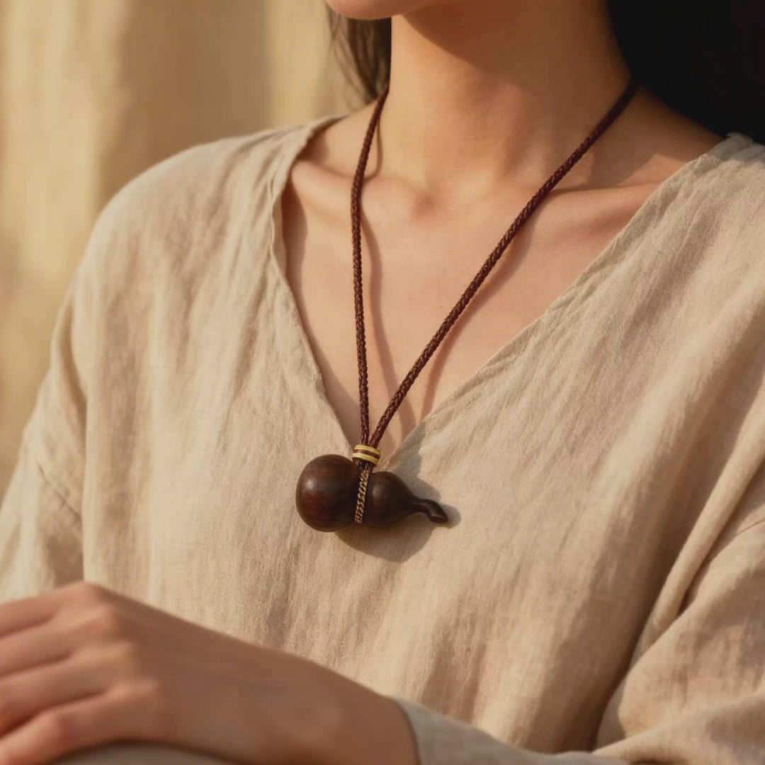 Quiet Abundance | Natural Sandalwood Necklace